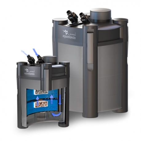 AQUATLANTIS Bio Filter Ultra 730 - Filtre externe à cartouches modulaires - Pour aquarium jusqu'à 200 litres produit Aqua Store