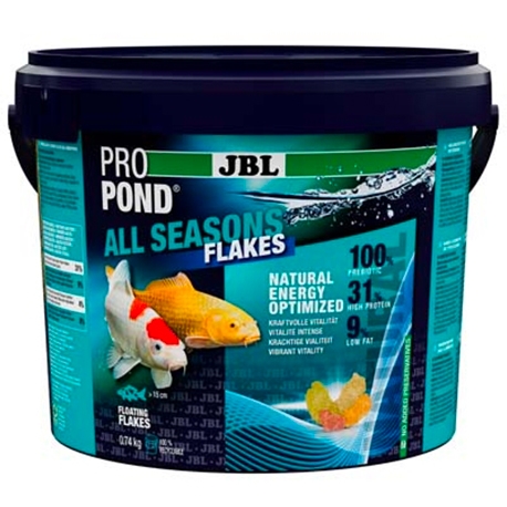 JBL ProPond Flakes M - Pour tous Poissons - Seau de 0,72 kg - 5,5 L Aqua Store