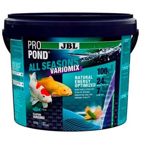 JBL ProPond All Season Variomix M - Seau de 0,72 kg - 5,5 L - Aliment poissons de bassin Aqua Store
