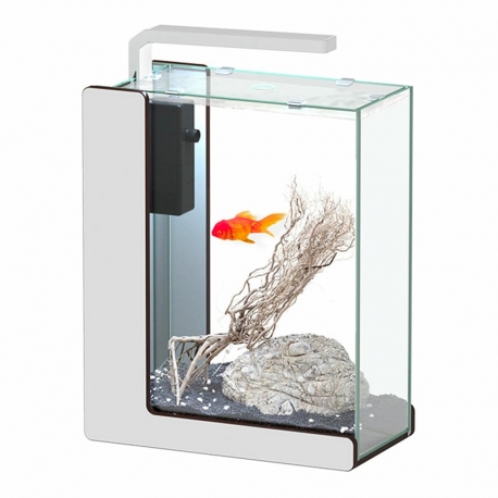 Aquarium AQUATLANTIS Aqua Lounge 16 Tout Équipé - Couleur : Blanc - 16 Litres aquarium Aqua Store