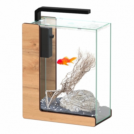 Aquarium AQUATLANTIS Aqua Lounge 16 Tout Équipé - Couleur : Chêne - 16 Litres aquarium Aqua Store
