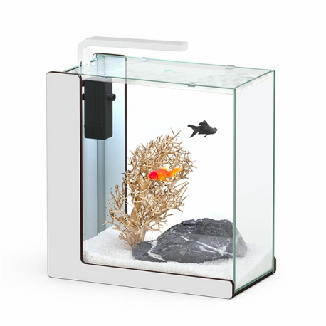 Aquarium AQUATLANTIS Aqua Lounge 32 Tout Équipé - Couleur : Blanc - 32 Litres aquarium Aqua Store