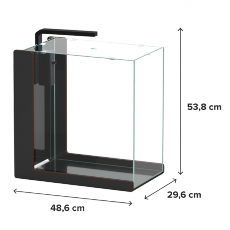 Aquarium AQUATLANTIS Aqua Lounge 54 Tout Équipé - Couleur : Blanc - 54 Litres dimensions Aqua Store