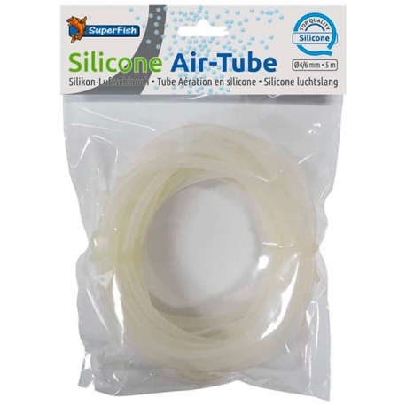 SUPERFISH Tuyau à Air en Silicone - 5 mètres -Ø 4/6 mm pour aquarium Aqua Store