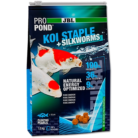 JBL ProPond Koi Staple + Silkworms - Sac de 1 kg - 3 Litres Aqua Store