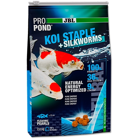 JBL ProPond Koi Staple + Silkworms - Sac de 2 kg - 6 Litres Aqua Store