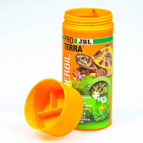 JBL Proterra Herbil - 250 ml - 23 g - Aliment aux herbes pour tortues terrestres Aqua Store