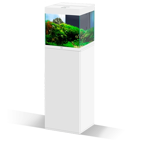 Aquarium CIANO Emotions Pro 40 - Blanc - Cuve + Meuble - Tout équipé - 52 Litres Aqua Store