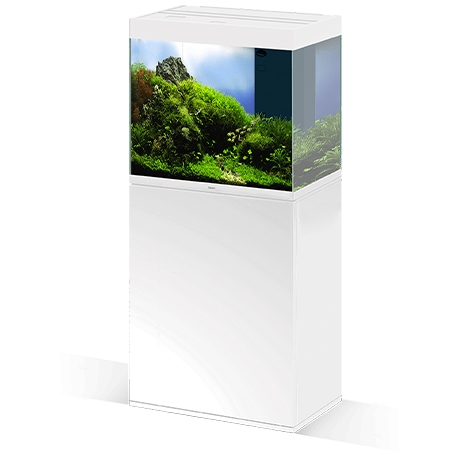 Aquarium CIANO Emotions Pro 60 - Blanc - Cuve + Meuble - Tout équipé - 108 Litres Aqua Store
