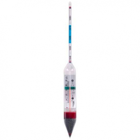 AQUAVIE Densimètre avec thermomètre intégré - Pour aquarium marin Aqua Store