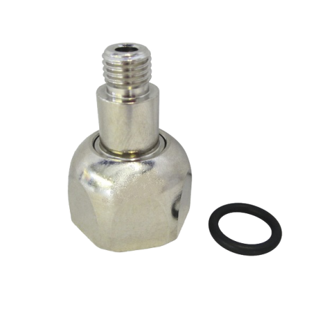 DENNERLE Adaptateur CO2 de jetable sur rechargeable Aqua Store