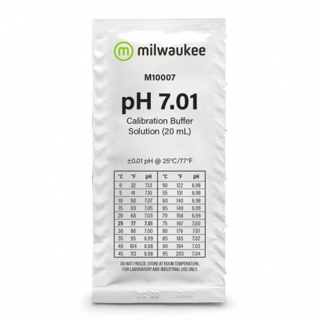 MILWAUKEE Solution étalon pH 7.01 - 20ml Aqua Store
