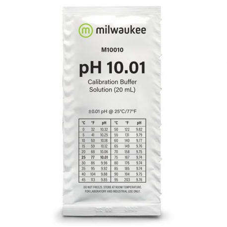 MILWAUKEE Solution étalon pH 10.01 - 20ml Aqua Store
