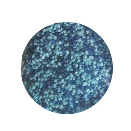 Sable pour aquarium, Parma, Bleu moucheté, Granulométrie 2 - 3 mm - 4 Kilos Aqua Store
