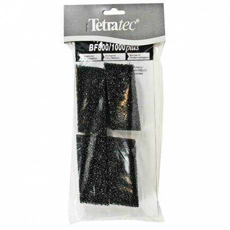 TETRA BF 800/1000 PLUS - Mousse pour filtre Tetra IN 800/1000 Plus - Lot de 4 Aqua Store