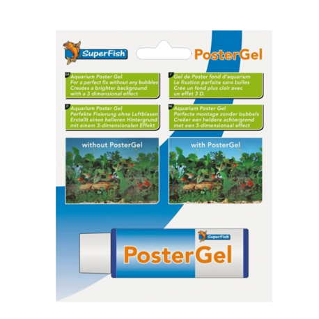 SUPERFISH PosterGel, Colle pour poster d'aquarium Aqua Store