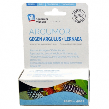 AQUARIUM MUNSTER Argumor - Anti poux et Anti vers - 20 ml