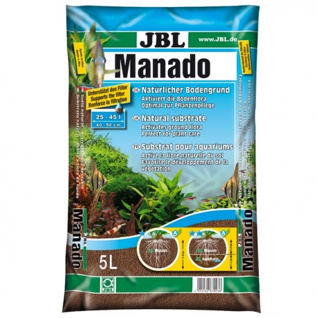 JBL MANADO Substrat sol naturel 5 Litres Aqua Store