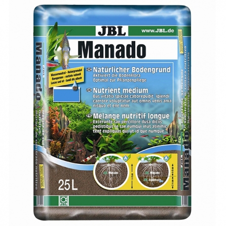 JBL MANADO - Substrat de sol naturel - 25 Litres