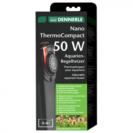 DENNERLE Nano ThermoCompact - Chauffage pour aquarium - 50 Watts