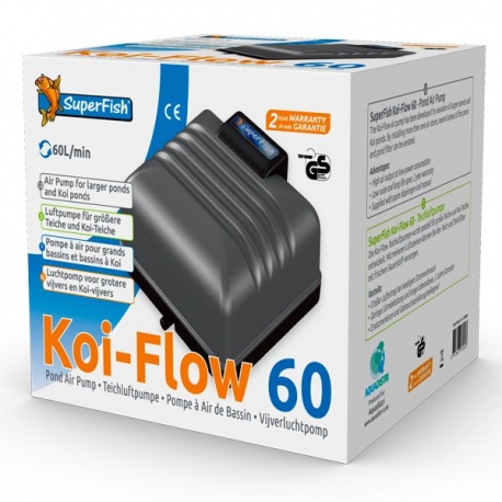 SUPERFISH Koi-Flow 60 Set - Kit Aération Bassin - 3600 L/H