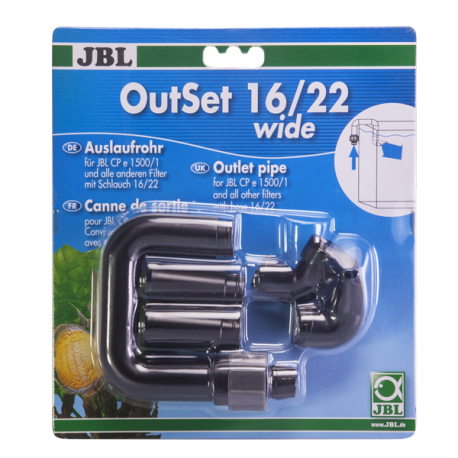JBL OutSet 16/22 Wide, Kit de retour d'eau pour filtre externe Aqua Store