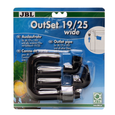 JBL OutSet 19-25 Wide, Kit de retour d'eau pour filtre externe Aqua Store