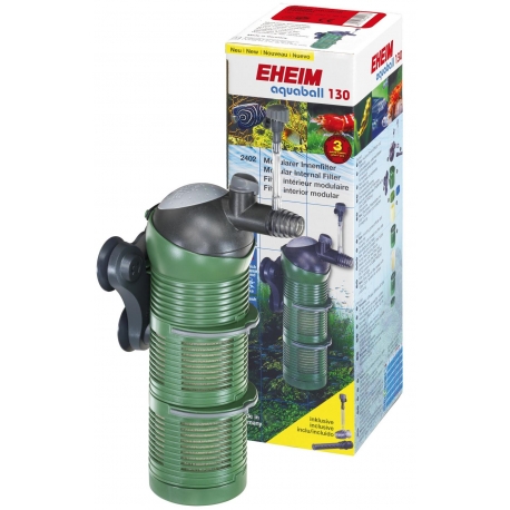 EHEIM Filtre Aquaball 130 - 2402 - Aquarium de 60 à 130 litres - Débit : 180 à 550 l/h