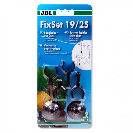 JBL FixSet 19/25 - Ventouses avec Crochets - Lot de 2