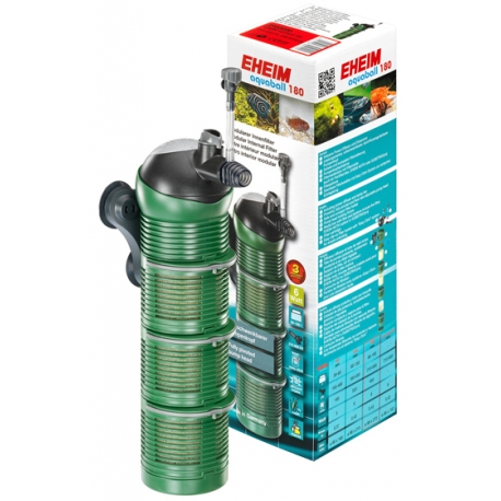 EHEIM Filtre Aquaball 180 - 2403 - Aquarium de 80 à 180 litres - Débit : 210 à 650 l/h Aqua Store