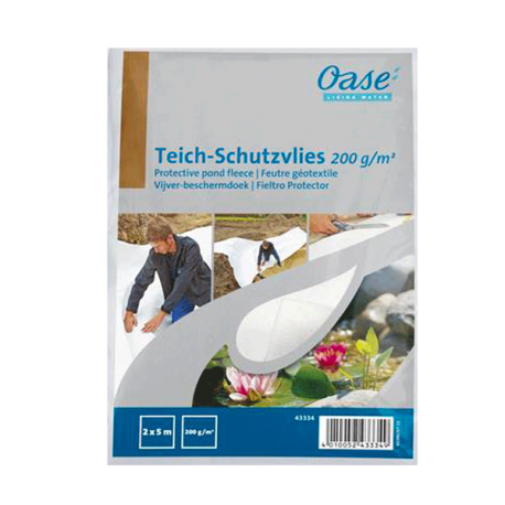 OASE Feutre géotextile prédécoupé 2x5m, 200g/m2 - blanc Aqua Store