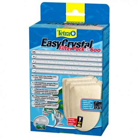 TETRA EasyCrystal FilterPack Charbon 600 - Lot de 3 Aqua Store