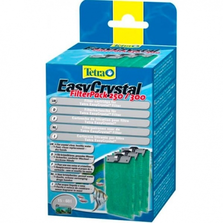 TETRA EasyCrystal FilterPack 250/300 - Lot de 3