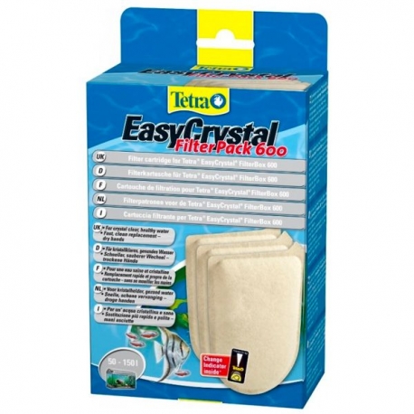 TETRA EasyCrystal FilterPack 600 - Lot de 3