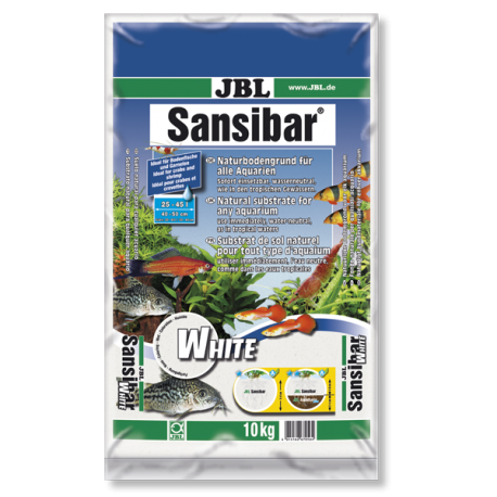 Sable JBL Sansibar white Sable blanc aquarium 10 Kilos