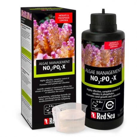 RED SEA NO3:PO4-X Réducteur de Phosphate et Nitrate - Anti Algue - 1 L Aqua Store