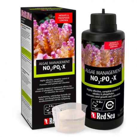 RED SEA NO3:PO4-X Réducteur de Phosphate et Nitrate - Anti Algue - 500 ml