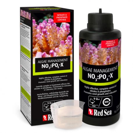 RED SEA NO3:PO4-X Réducteur de Phosphate et Nitrate - Anti Algue - 500 ml Aqua Store