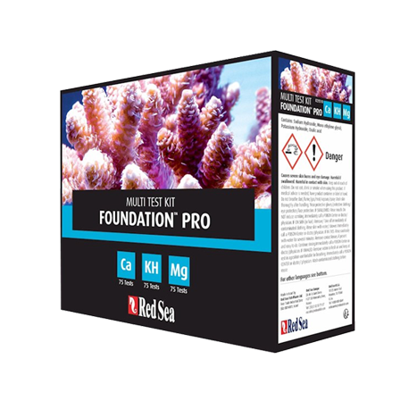 RED SEA Multi Test Kit Ca - Alk - Mg Foundation Pro