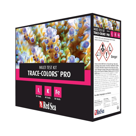 RED SEA Multi Test Kit Trace Colors Pro (I2, K, Fe) Aqua Store