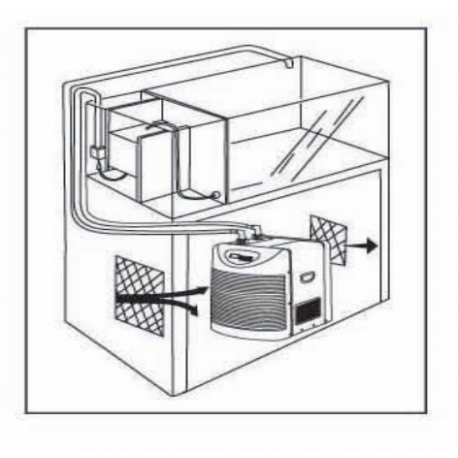 AQUAVIE ICE 400 - Groupe froid pour aquarium jusqu'à 400 L