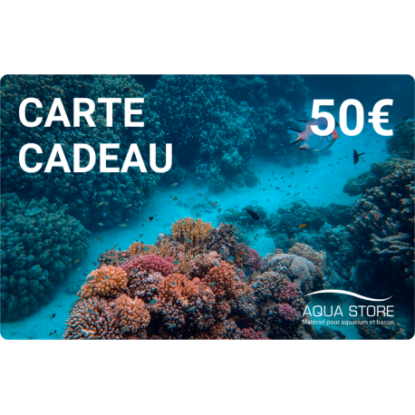Carte cadeau Aqua Store 50€