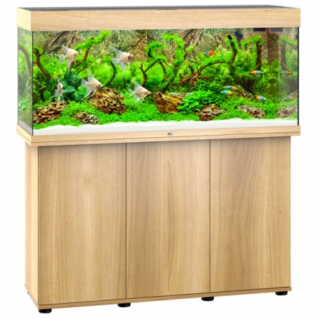 Aquarium Juwel Rio 240 Chêne Clair tout équipé - Version LED