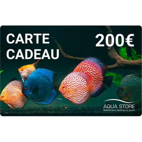 Offrez une carte cadeau Aqua Store d'un montant de 200€ Aqua Store