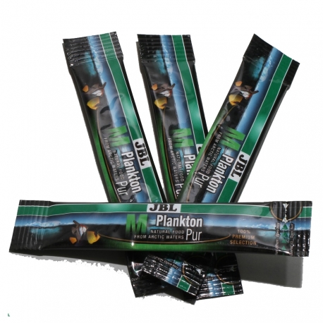 JBL PlanktonPur M, 8 sticks de 2 g de nourriture poissons eaux douce et eau de mer