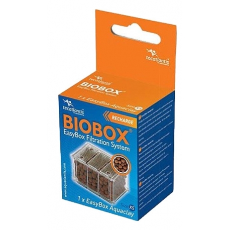 Aquatlantis EasyBox Aquaclay Taille XS - Recharge filtre Biobox Mini Aqua Store