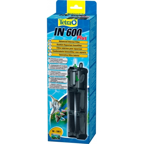 TETRA IN 600 Plus Filtre interne pour aquarium jusqu'à 100 litres
