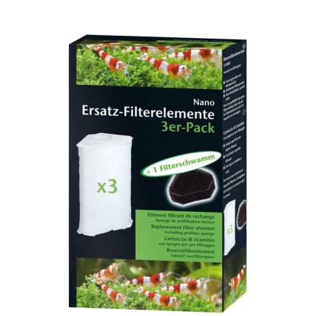 DENNERLE Nano éléments filtrants x3 pour Nano Clean XL Aqua Store
