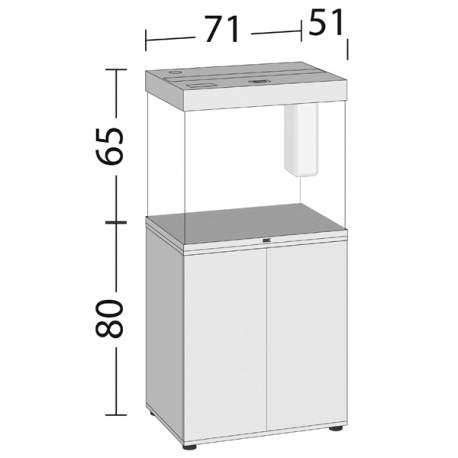 Image 1 - Aquarium Juwel Lido 200 Blanc tout équipé - Version LED Aqua Store