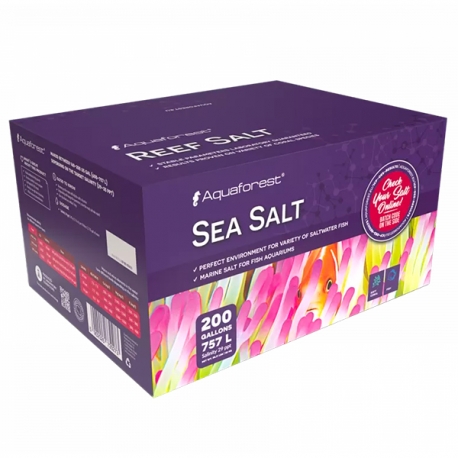 AQUAFOREST Sea Salt - Box de 25 kg Aqua Store